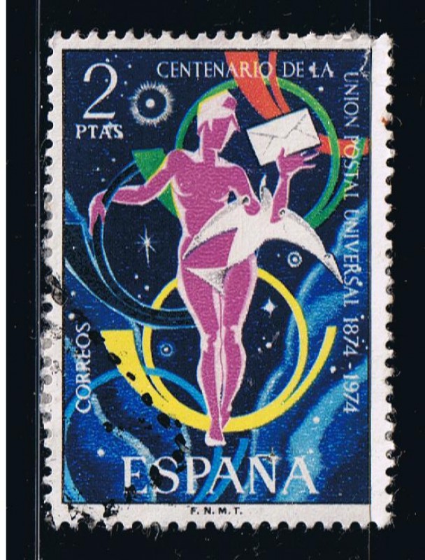 Edifil  2211   Centenario de la Unión Postal Universal.  