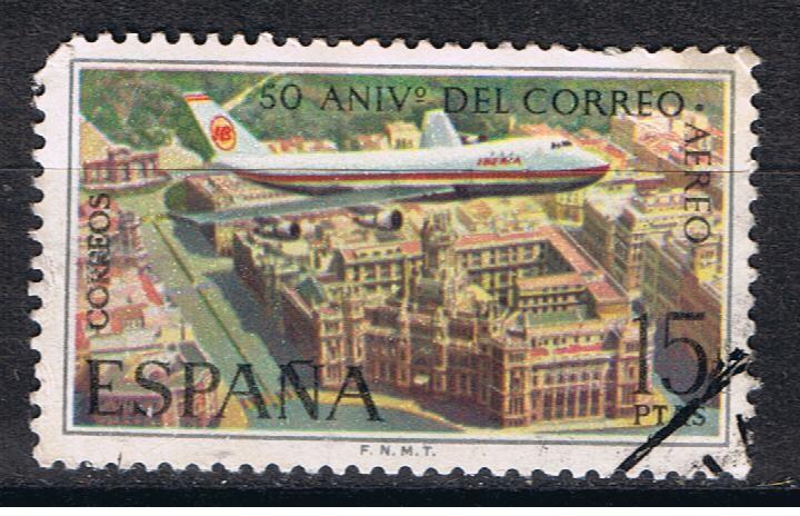 Edifil  2060  L Aniversario del correo aéreo.  