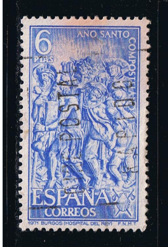 Edifil  2048  Año Santo Compostelano.  