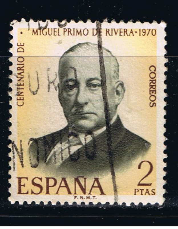 Edifil  1976  Centenario del nacimiento de Miguel Primo de Rivera.  