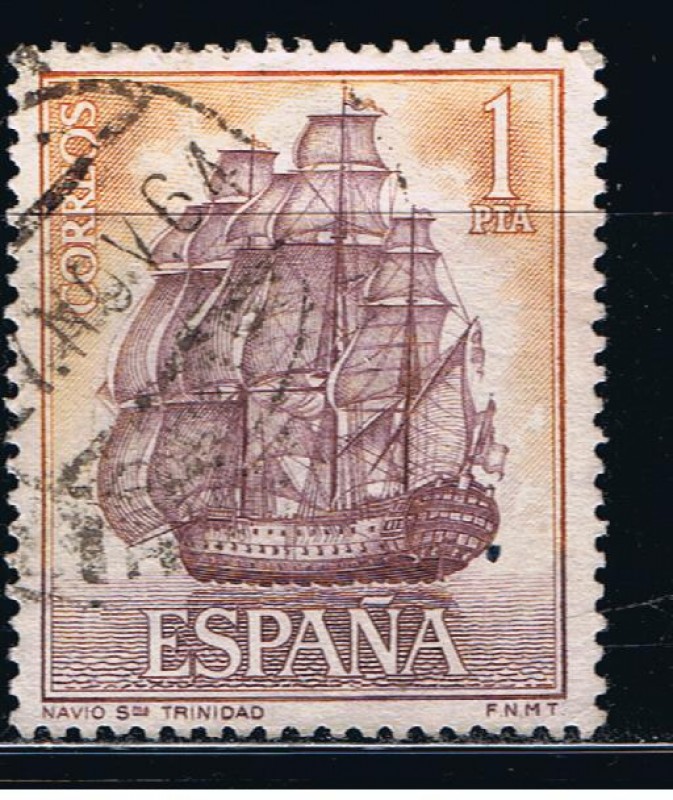 Edifil  1605  Homenaje a la Marina Española.  