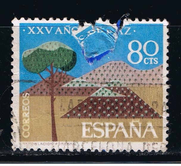 Edifil  1581  XXV años de Paz Española. 