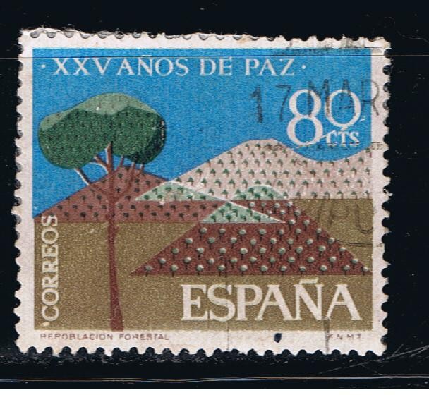 Edifil  1581  XXV años de Paz Española. 