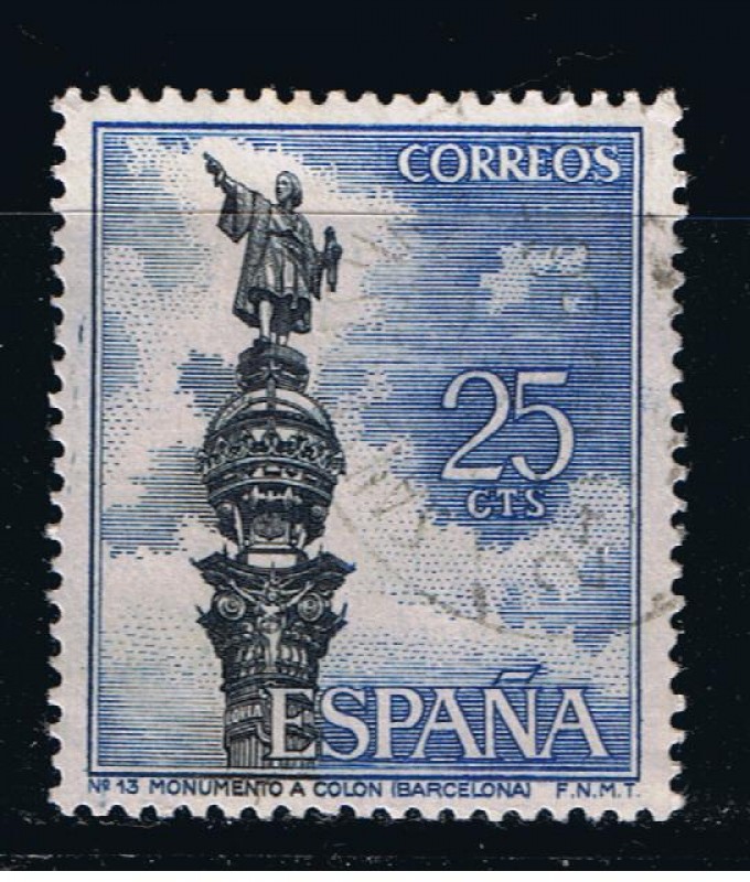 Edifil  1643  Serie Turística.  