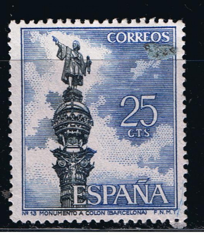 Edifil  1643  Serie Turística.  