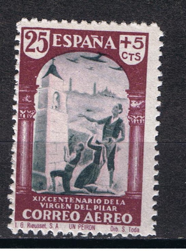 Edifil  904  XIX Cente. de la venida de la Virgen del Pilar a Zaragoza.  