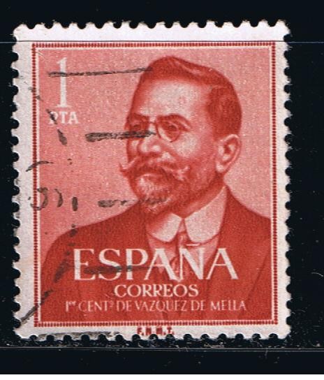 Edifil  1351  I Cente. del nacimiento de Juan Vázquez de Mella ( 1861 - 1928 ).  