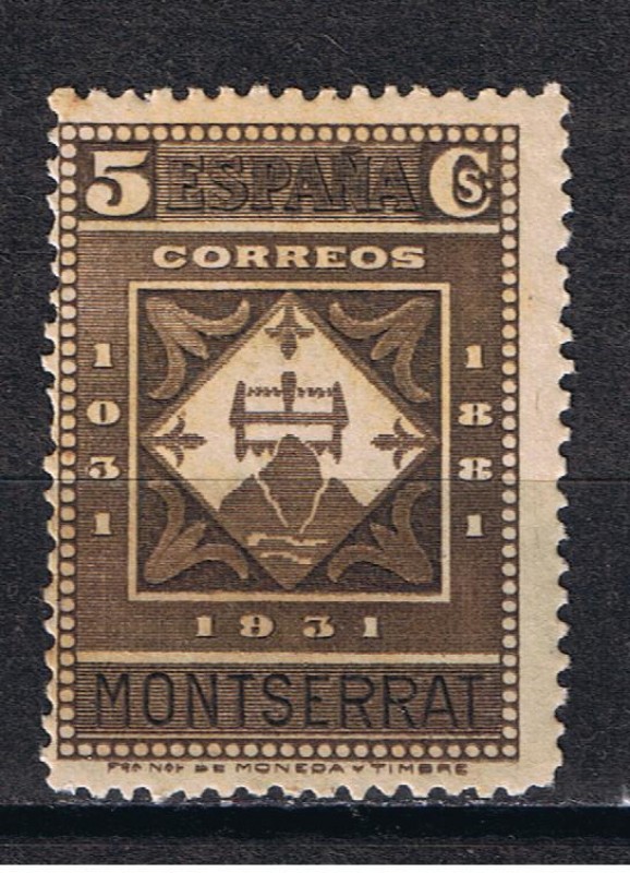 Edifil  638  IX Cente. de la Fundación del Monasterio de Montserrat.  