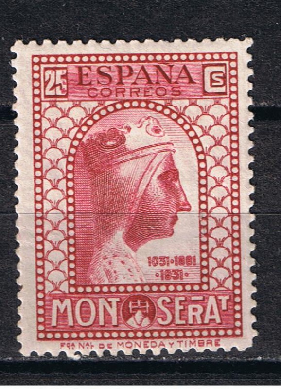 Edifil  641  IX Cente. de la Fundación del Monasterio de Montserrat.  