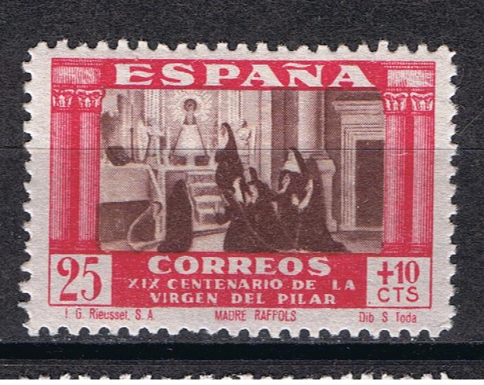 Edifil  892  XIX Cente. de la venida de la Virgen del Pilar a Zaragoza.  