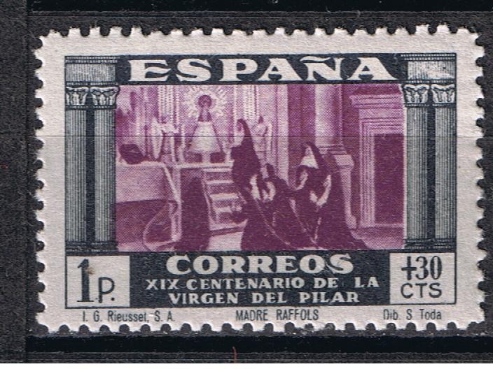 Edifil  897  XIX Cente. de la venida de la Virgen del Pilar a Zaragoza.  