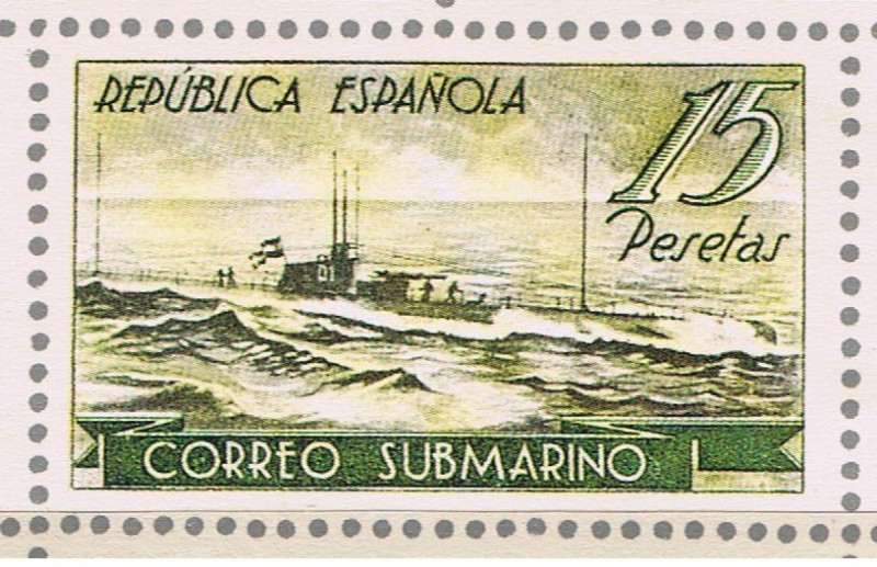 Edifil  781  Correo Submarino.  