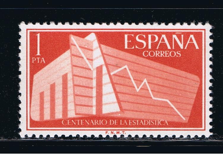 Edifil  1198  I Cente. de la Estadística Española.  · Gráficas estadísticas. 