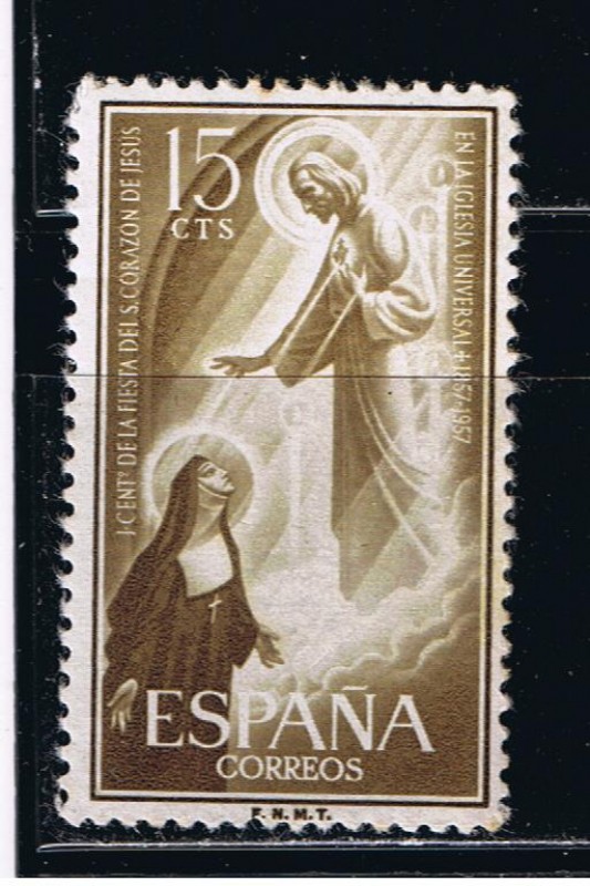 Edifil  1206  Centenario de la Fiesta del Sagrado Corazón de Jesús.  