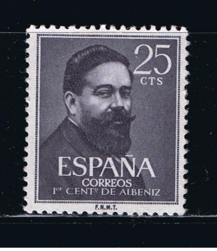 Edifil  1320  I cente. del nacimiento  de Isaac Albéniz.  