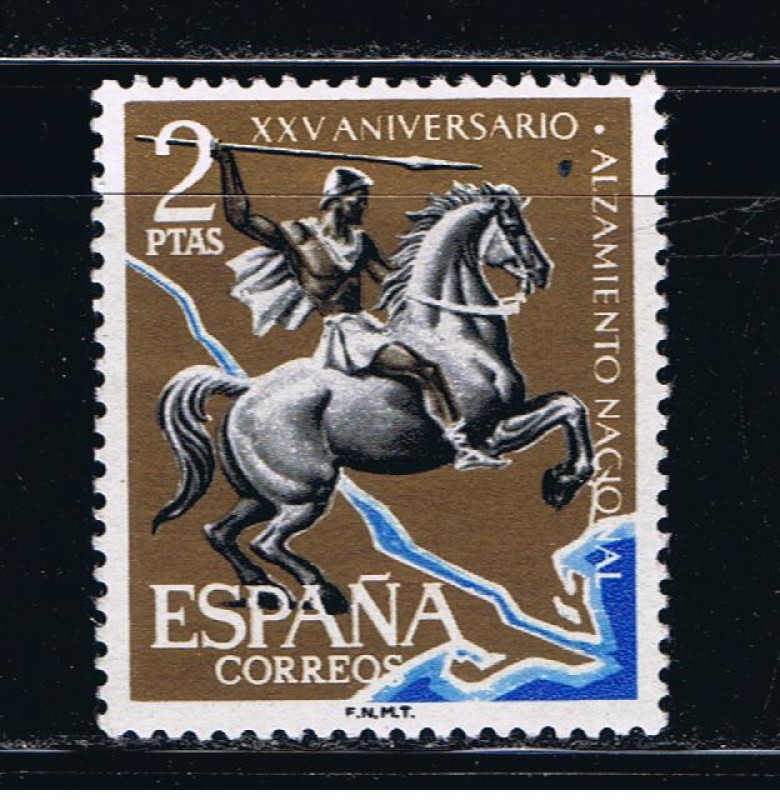 Edifil  1357  XXV aniver. del Alzamiento Nacional.  