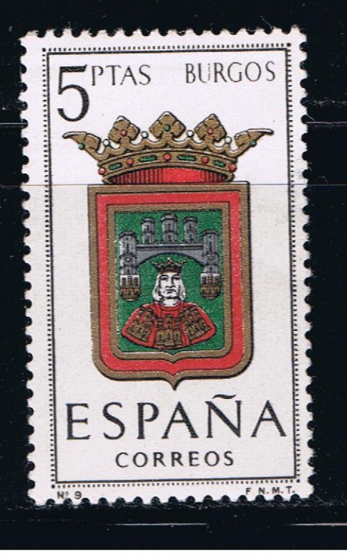 Edifil  1414  Escudos de Capitales de provincias españolas.  