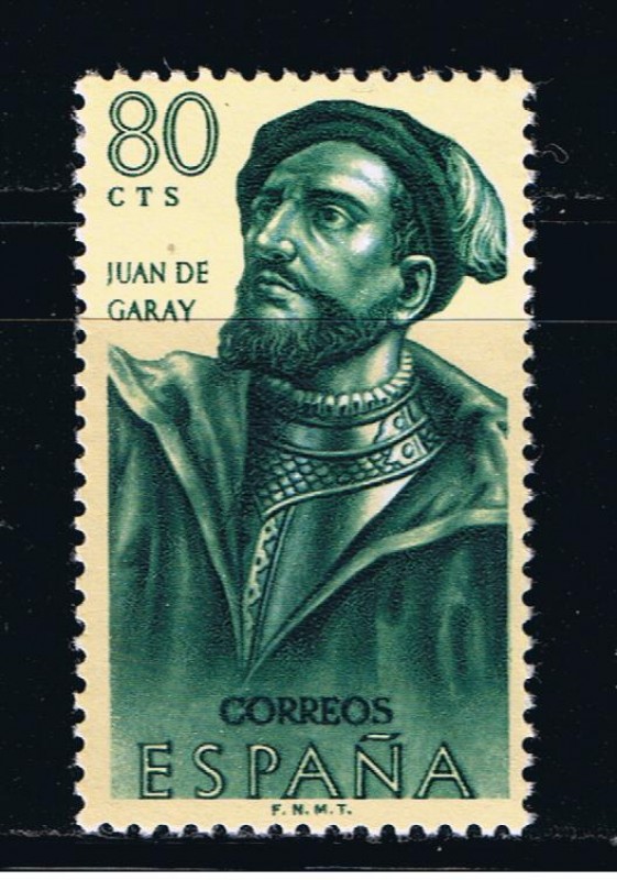 Edifil  1456  Forjadores de América.  ( Juan de Garay. ( 1528 - 1583 ) 