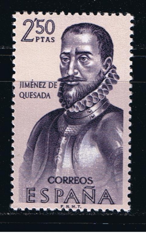 Edifil  1459  Forjadores de América.  ( Gonzalo Jimenez de Quesada. ( 1509 - 1579 ) 