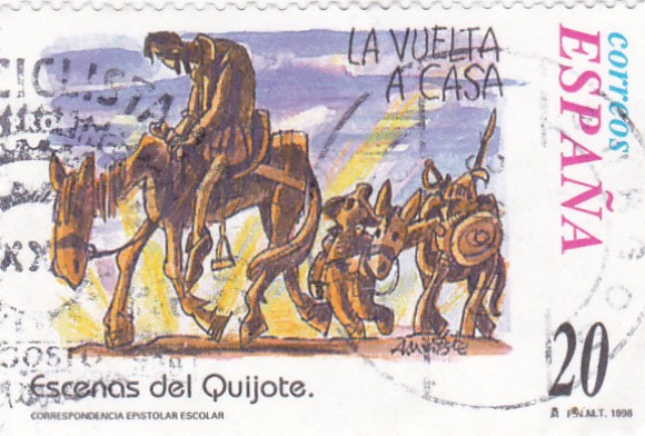 Escenas del Quijote- LA VUELTA A CASA    (H)