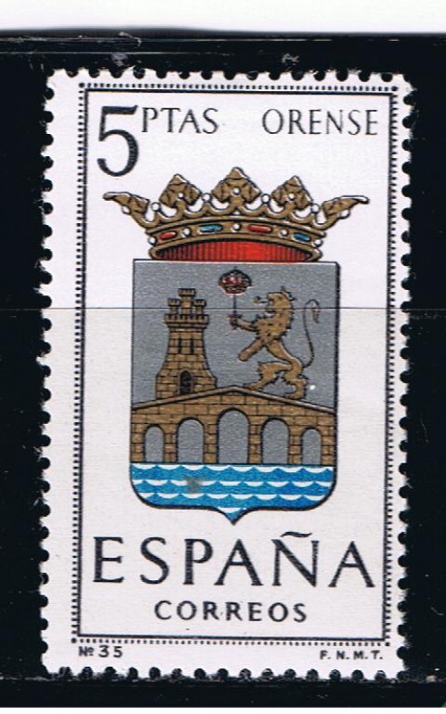 Edifil  1561  Escudos de las capitales de provincias españolas.  