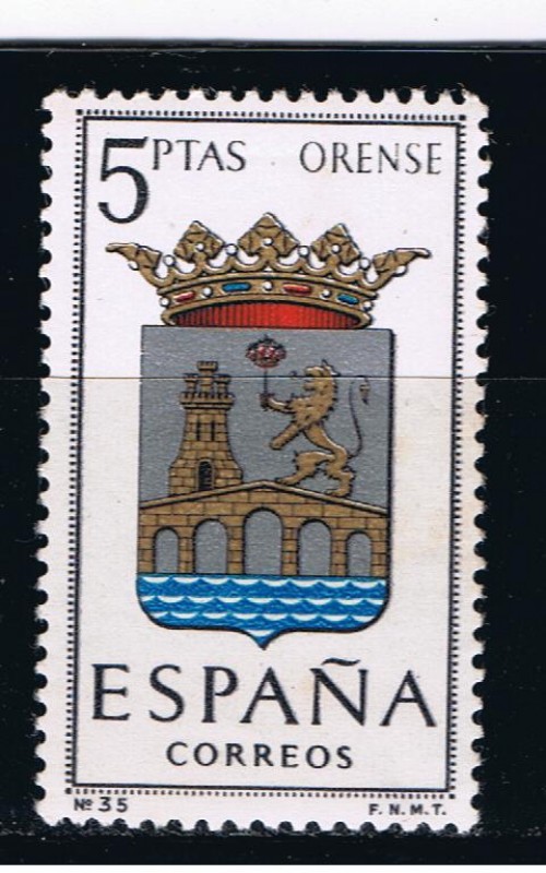 Edifil  1561  Escudos de las capitales de provincias españolas.  