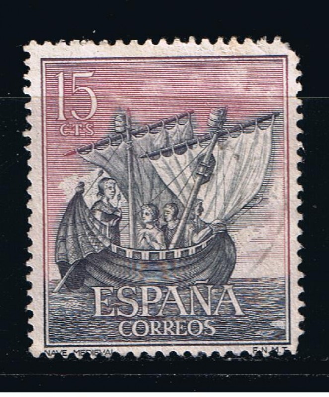 Edifil  1599  Homenaje a la Marina Española.  