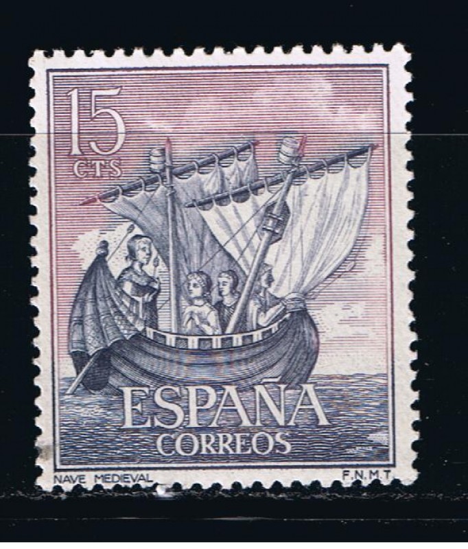 Edifil  1599  Homenaje a la Marina Española.  