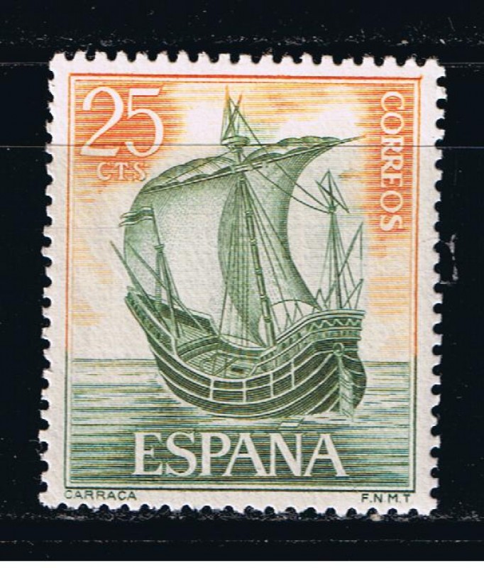 Edifil  1600  Homenaje a la Marina Española.  