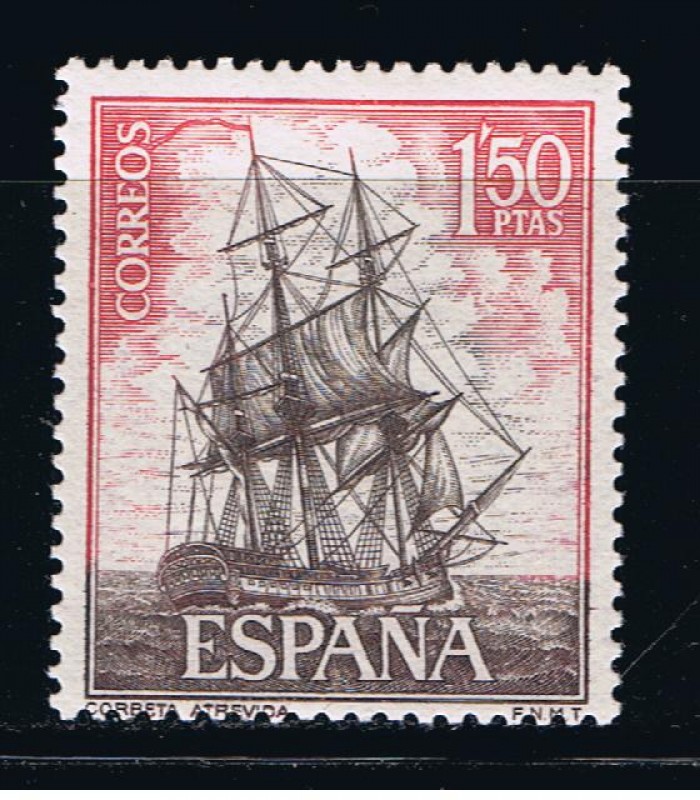 Edifil  1606  Homenaje a la Marina Española.  