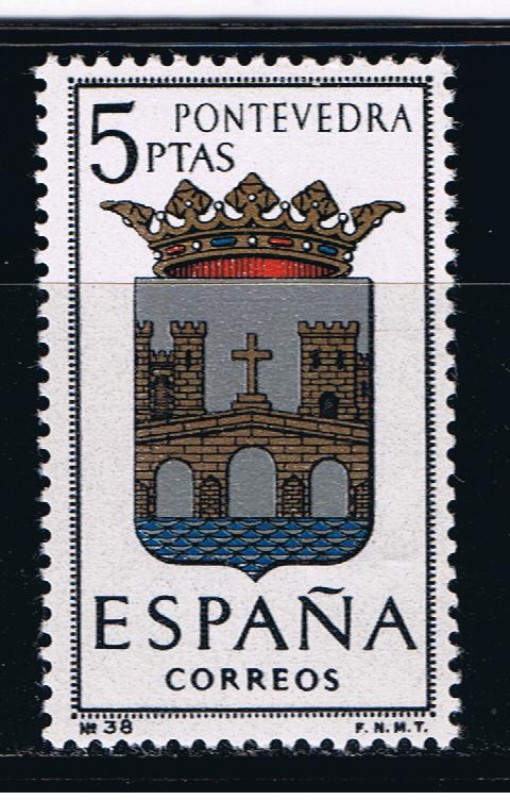 Edifil  1632  Escudos de las capitales de provincias españolas.  