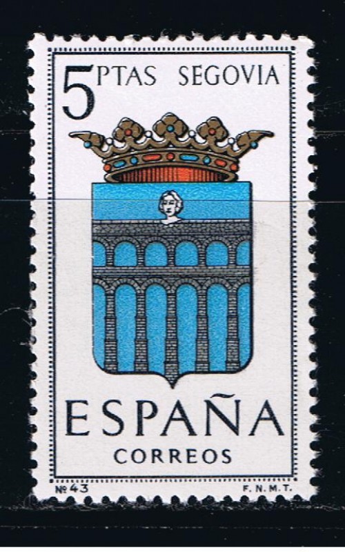 Edifil  1637  Escudos de las capitales de provincias españolas.  