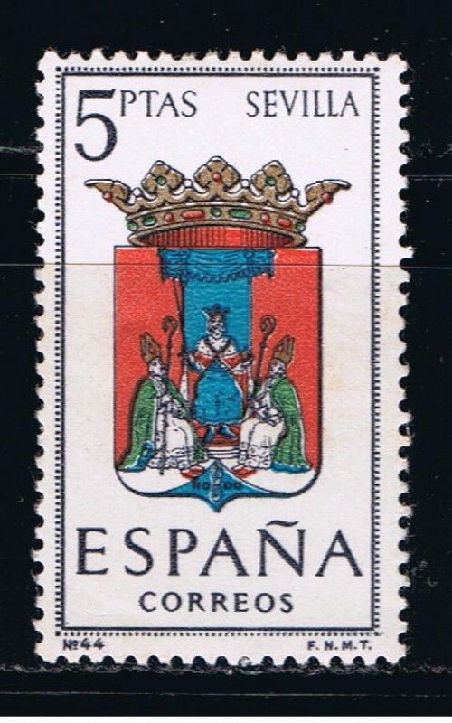 Edifil  1638  Escudos de las capitales de provincias españolas.  