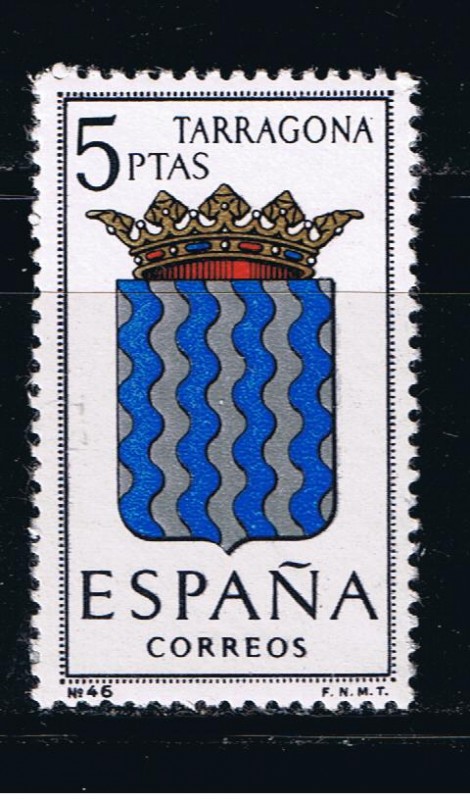 Edifil  1640  Escudos de las capitales de provincias españolas.  