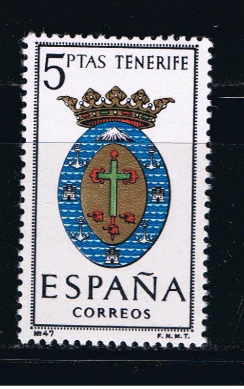 Edifil  1641  Escudos de las capitales de provincias españolas.  