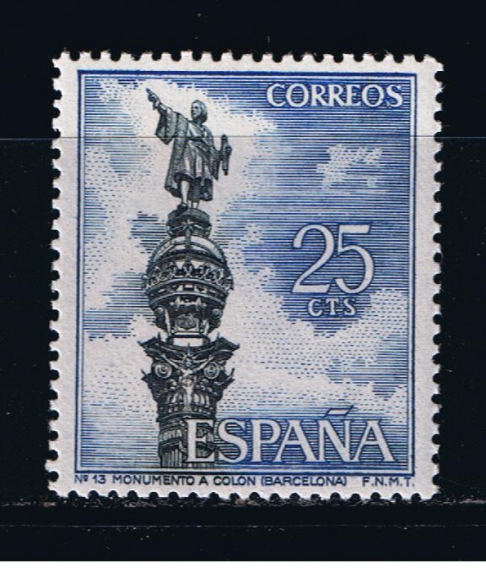 Edifil  1643  Serie Turística.  