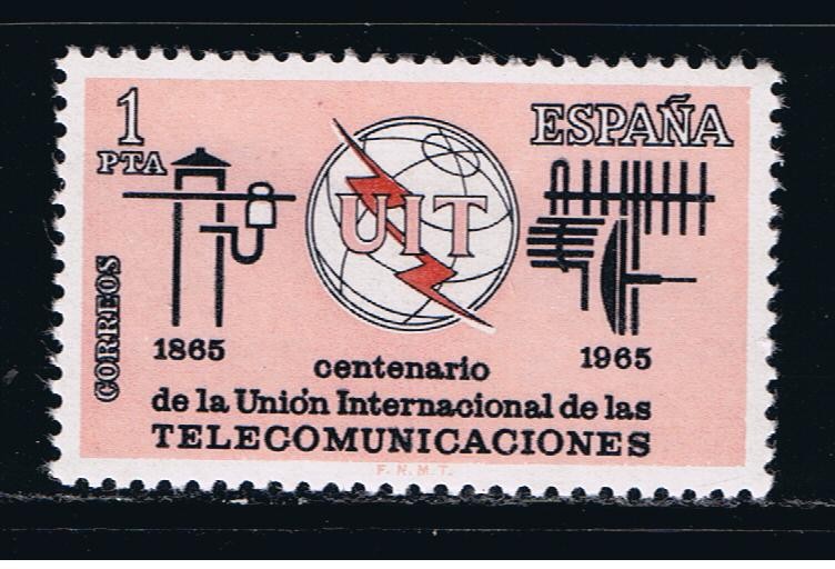 Edifil  1670  Centenario de la Unión Internacional de las Telecomunicaciones.  · Dibujos alusivos. 