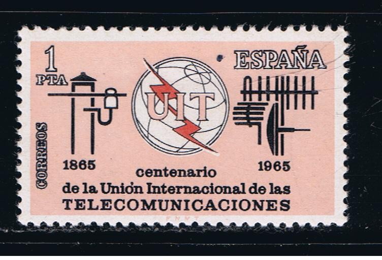 Edifil  1670  Centenario de la Unión Internacional de las Telecomunicaciones.  · Dibujos alusivos. 