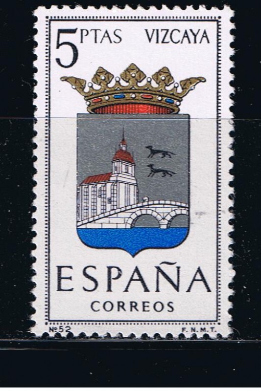 Edifil  1699  Escudos de las capitales de provincia españolas y de España.  