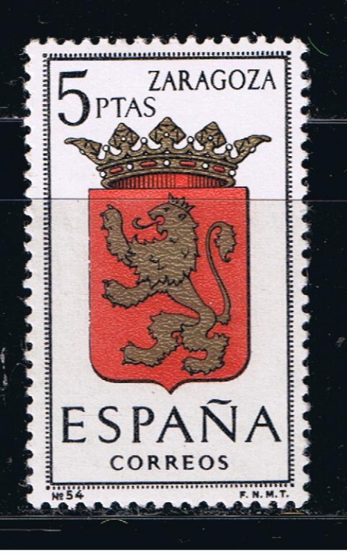 Edifil  1701  Escudos de las capitales de provincia españolas y de España.  