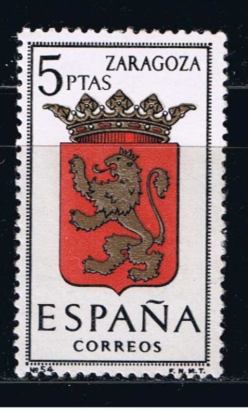 Edifil  1701  Escudos de las capitales de provincia españolas y de España.  