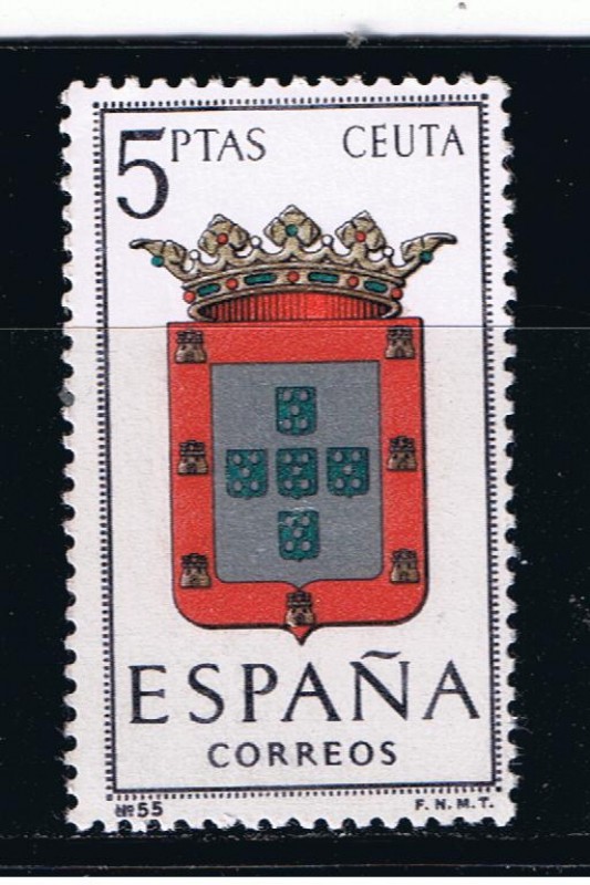 Edifil  1702  Escudos de las capitales de provincia españolas y de España.  