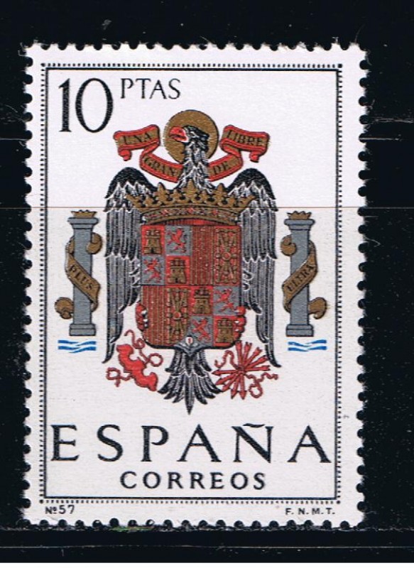 Edifil  1704  Escudos de las capitales de provincia españolas y de España.  