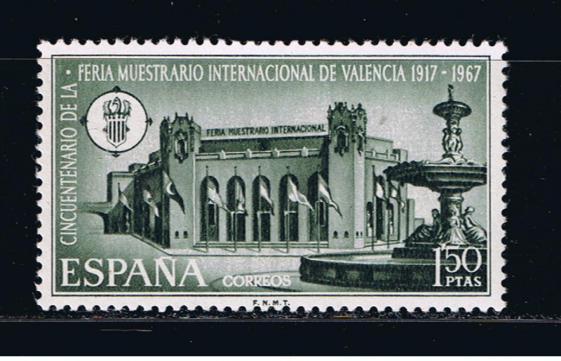 Edifil  1797  L aniver. de la Feria Muestrario Internacional de Valencia.  