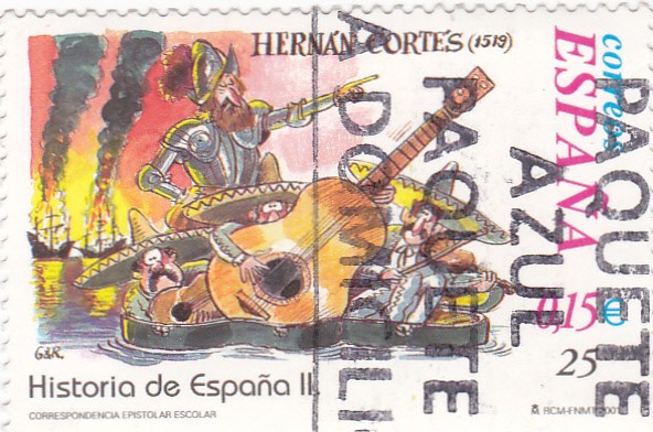 Historia de España  -HERNÁN CORTES (1519)        (J)