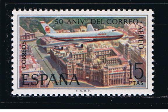 Edifil  2060  L Aniversario del correo aéreo.  