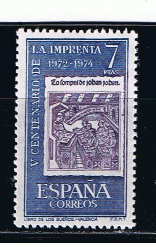 Edifil  2165  V Cente. de la Imprenta.   