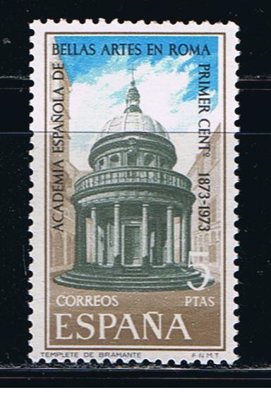 Edifil  2183  Primer centenario de la Academia Española de Bellas Artes en Roma.  