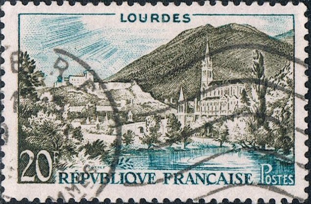 TURISMO 1958. LOURDES. Y&T Nº 1150