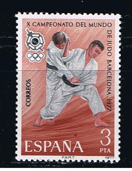 Edifil  2450  X Campeonato del Mundo de Judo. Barcelona. 1977   